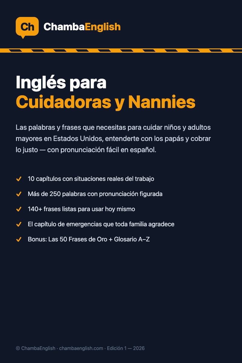 Inglés para Cuidadoras y Nannies