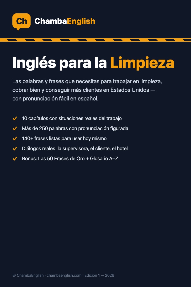 Inglés para la Limpieza