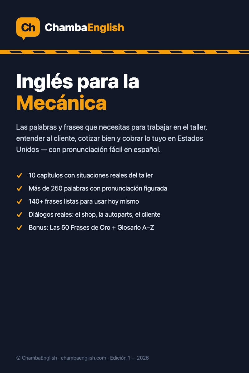 Inglés para la Mecánica