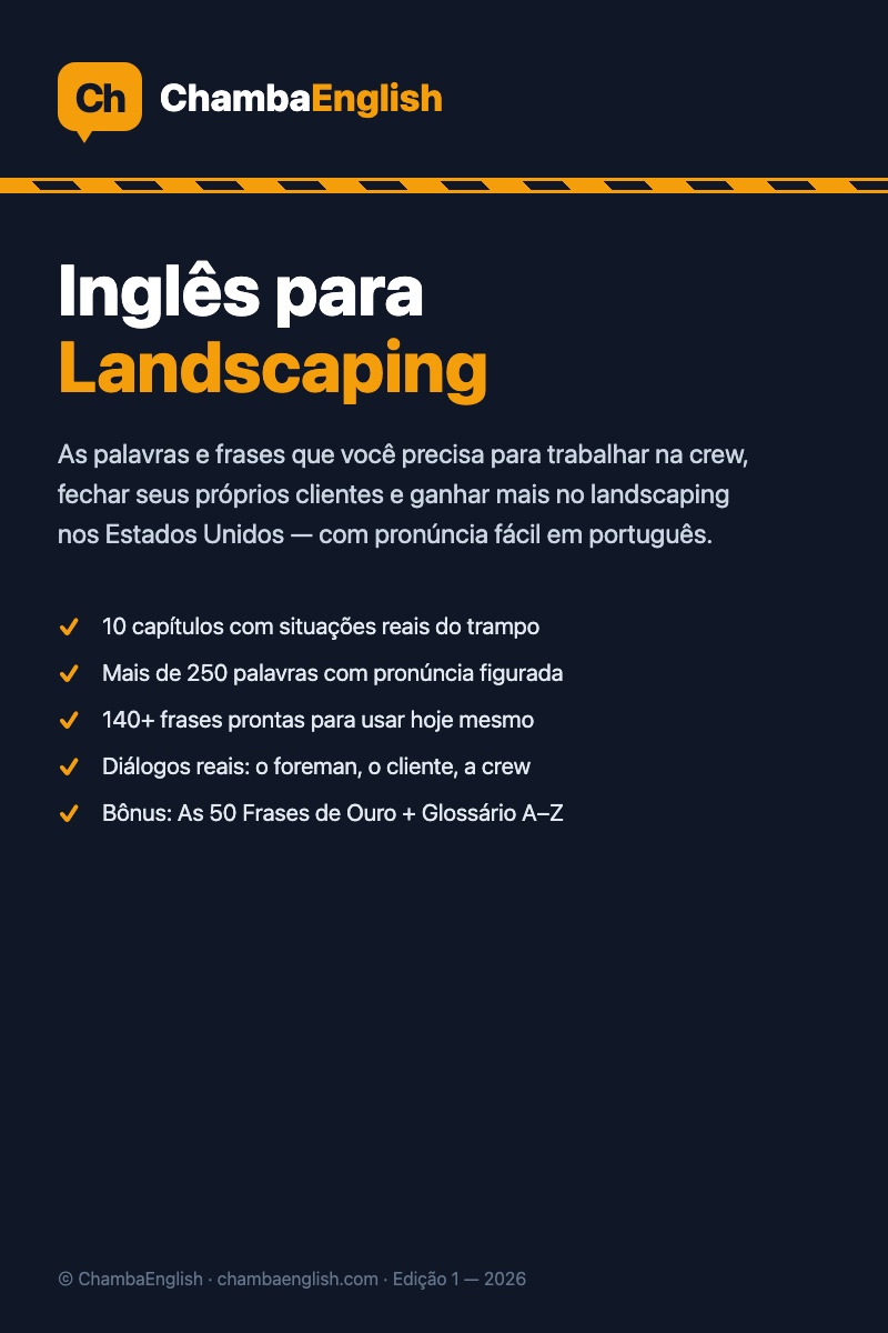 Inglês para Landscaping
