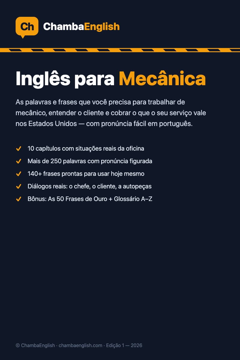 Inglês para Mecânica